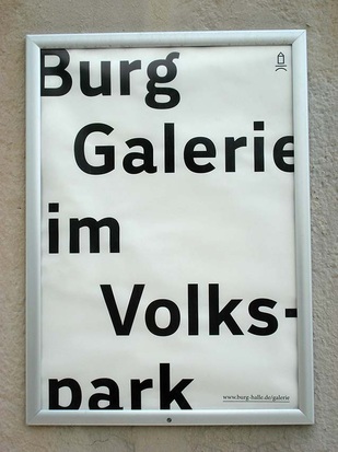 Plakat Volkspark Halle Salle